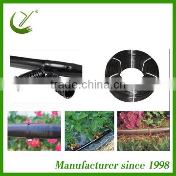 hdpe plastic drip irrigation pipe with round drippers