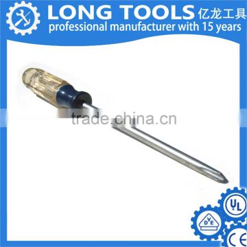 Hot sale plastic handle stainless steel precision slotted screwdriver