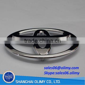 ABS plastic chrome plated TOYOTA logo