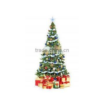 Artificial Christmas tree with decoration