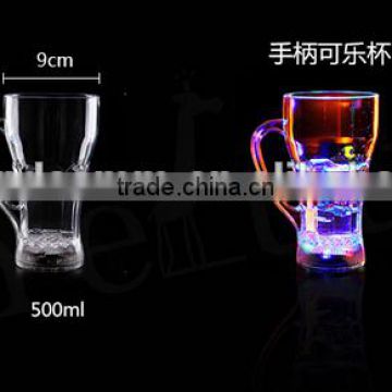 300ML Flashing LED plastic cup novelty light up cup