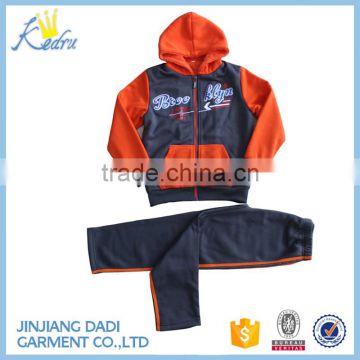 W91477A 2016 New Style Autumn Children Clothing Sets Kids Boys Hoodie Sports Wear Wholesale Clothing