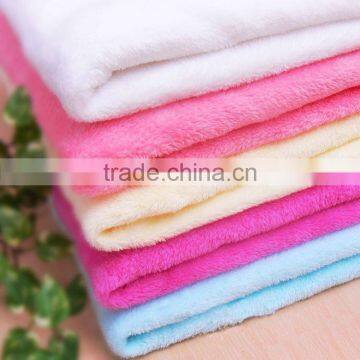 2014 solid color coral fleece blanket fabric, coral fleece ,for wholesale