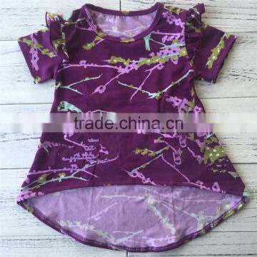 Competitive price purple delicate girls summer dresses kids