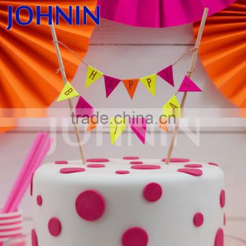 wholesale popular custom design printing cheap happy birthday banner