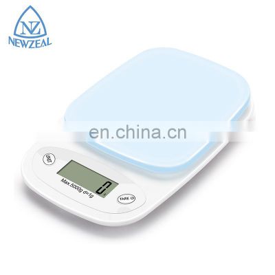 5Kg 1G Electronic Portable LCD Kitchen Scale Digital Kitchen Food Weight Scale