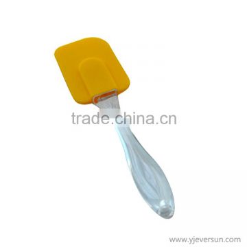 Silicone Spatula with White Plastic Handle Cooking Baking Utensils