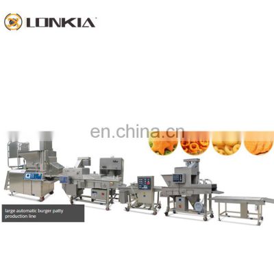 LONKIA Automatic Burger Pie Chicken Nuggets Production Line