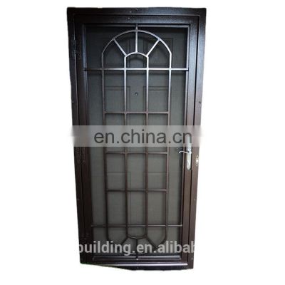 traditional wrought iron decorative single entry screen doors for outdoors apartment