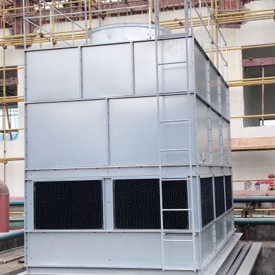 Natural Cooling Tower 30tons Closed Circuit Water Square Cross Flow Closed