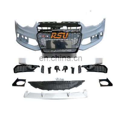 For audi RS6 front bumper assy for tuning parts PP Material 2012-2015