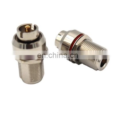 N female plug straight clamp rf connector for 1/2 inch feeder cable to soldering type in good performance