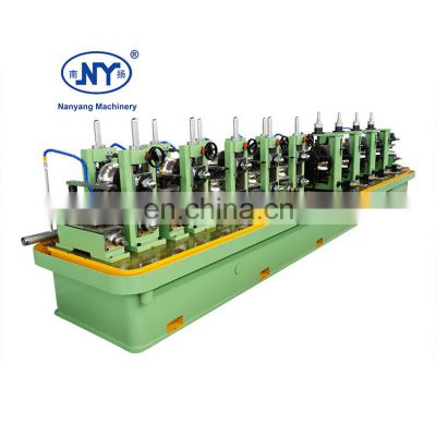 Nanyang high speed high precision industrial pipe mill machine erw steel pipe welding mill