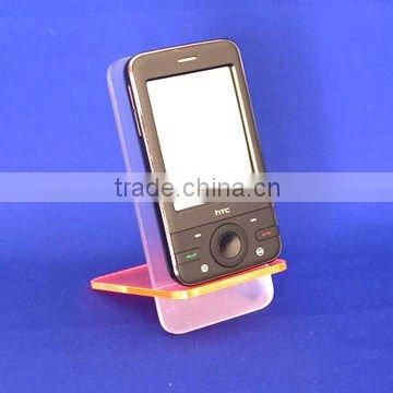 fantastic simple mobile phone holder made of acrylic for cabinet