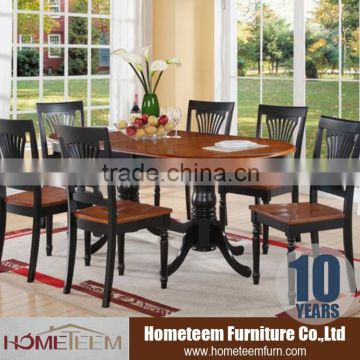 High quality heavy-duty wooden dining table and chairs
