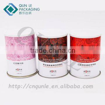 Custom Printed Membrane Closures Oats Composite Paper Tubes