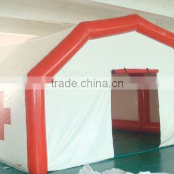 Red cross inflatable air tight tent/ medical inflatable tent