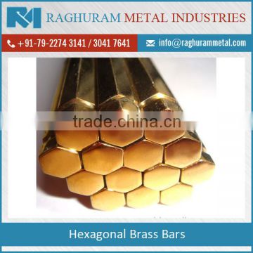 Custome Made Brass Hexagonal Bar Sold by Quality Trader at Amazing Rate