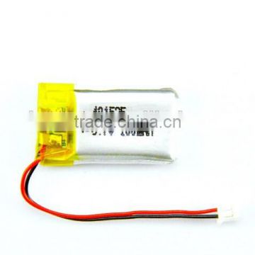 Smallest Rechargeable Lithium polymer battery 401525 100mAh 3.7V                        
                                                Quality Choice