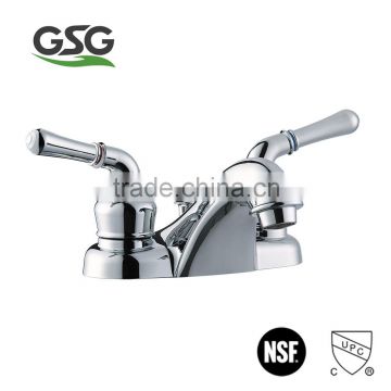 F-1001-cheap double handle upc metal faucet