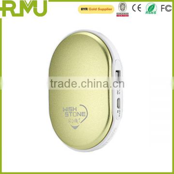2016 wholesale price clorful hand warmer smart power bank charger