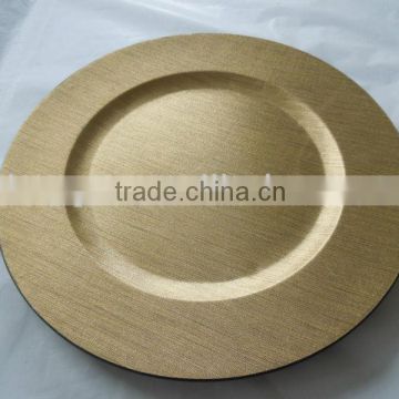 Plastic Plate with Leather Finish wholesale