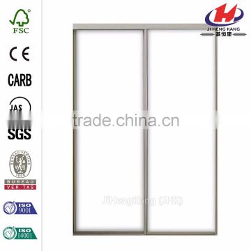 JHK-G01 GuangDong Aluminium Frosted Glass Sliding Closet Doors And Hitomi Lock Sliding Door