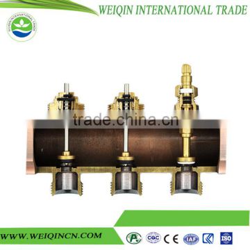 Manifold for underfloor heating safety use automatic power water manifold connect with male hot sale