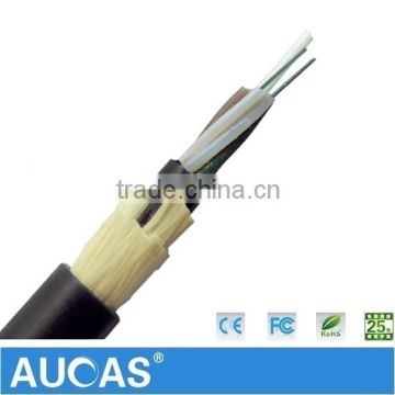 Adss optical fiber cable with wood rerls or tray
