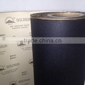 Dry coated sandpaper roll silicon carbide with kraft paper for stainless steel, wood and synthetic material sanding