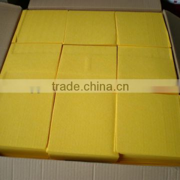 Needle punched nonwoven dish cloth