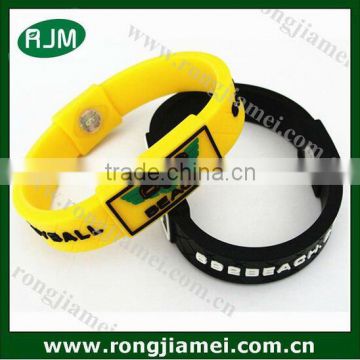 Best sell promotional silicone positive energy bracelet