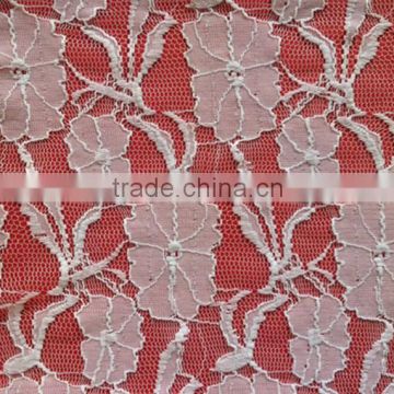 Floral 280D high-elastic nylon lace fabric 9688