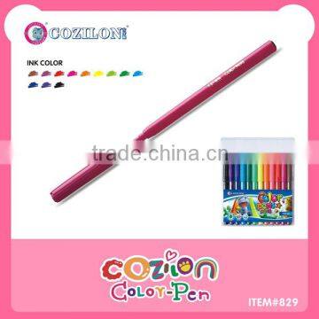 12pcs colored felt tip markers item # 829