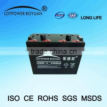 Newest 2v 800ah Rechargeable Gel battery for DC Panel