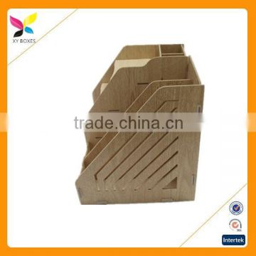 Strong Material Wooden Display Box Office Stationery Printing