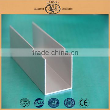Channel Section Aluminum Extrusion Profile