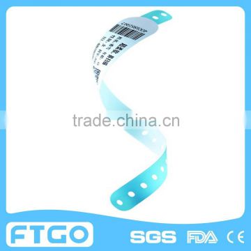 colorful disposable one time use in hospitals wristband armbands