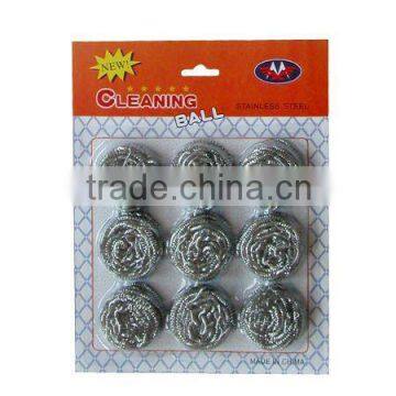 stainless steel scrubber/scourer cleaning ball