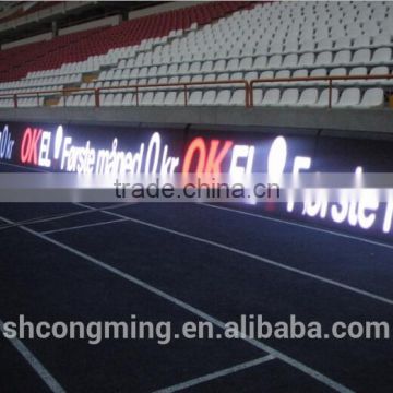 Large Stadium led panel screen displays solar power advertising display