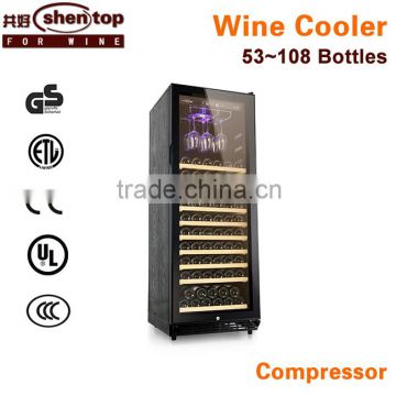 Compressor Wine Refrigerator Wine Cooler STH-H120A Wine compressor wine chiller cabinet 80 ~120 Bottles