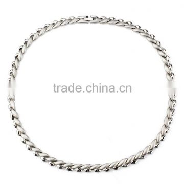 magnet Germanium titanium couple necklace