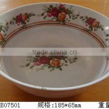 Melamine nice design plastic natural food bowls