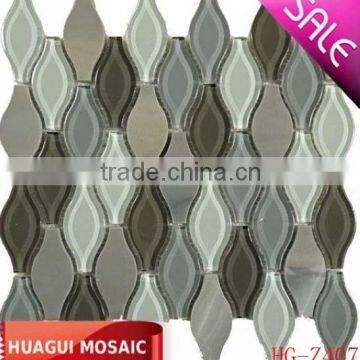 Grey irregular mosaic pattern HG-Z407