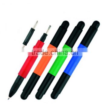 Multi-function tool screwdriver ball point pen for promotion
