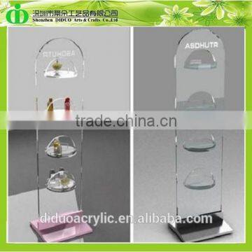 DDN-0066 Trade Assurance Chinese Factory SGS Test Wholesale Elegant Acrylic Perfume Display Shelf