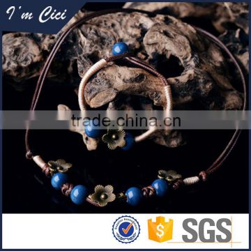 Jingdezhen wholesale fashion ceramic jewelry necklace
