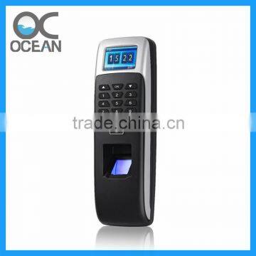 German Language Display Fingerprint Time Recording Access Controller