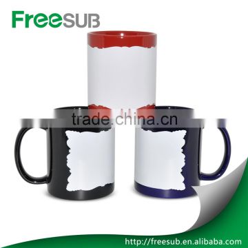 Factory Directly Provide Best Sales Hot Cold Sublimation Colour Changing Mug