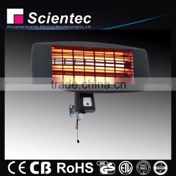 Electric Quartz Heater CE,CB,GS,EMC,RoHS Certification Infrared Heater Outdoor